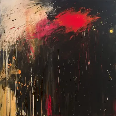 Explosions in the sky - AI artwork, 4 Feb 2024