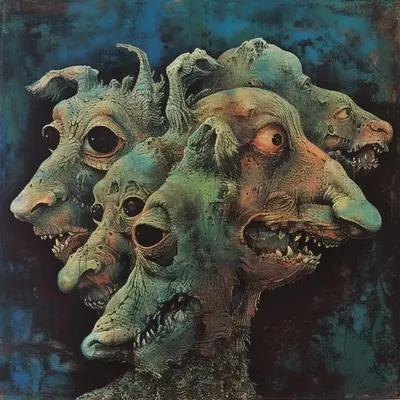 Continuously sleep-deprived, mornings are challenging. Nightmares blur into reality, making it hard to distinguish the ordinary from the haunting - AI artwork, 19 Feb 2024