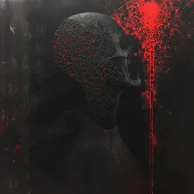 My head is heavy - AI artwork, 29 Feb 2024