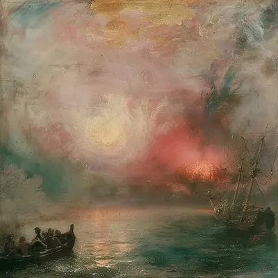 We perish amidst their soulless grandeur - AI artwork, 17 Mar 2024