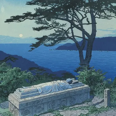 Land of the Raising Moon - AI artwork, 9 Mar 2024