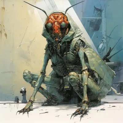 Cybernetic insects are insects that have been augmented with electronic components, such as sensors, actuators, or even microprocessors, to enhance their abilities or control their behavior. These enhancements could be used for various purposes, such as surveillance, environmental monitoring, or even search and rescue operations. However, ethical considerations and potential ecological impacts would need to be carefully addressed in their development and deployment - AI artwork, 15 Mar 2024