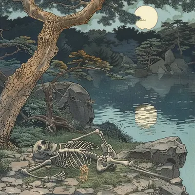 Land of the Raising Moon - AI artwork, 9 Mar 2024