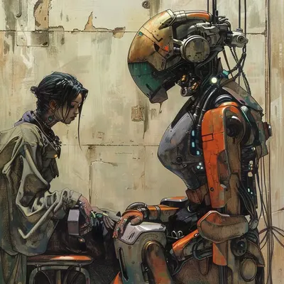 So he said, 'Everyone is a programmer these days,' and they embraced the idea - AI artwork, 11 Mar 2024