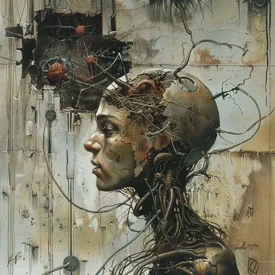 Connected - AI artwork, 18 Mar 2024
