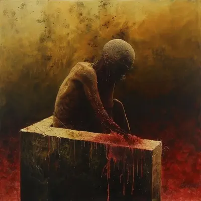 make them suffer - AI artwork, 24 Mar 2024