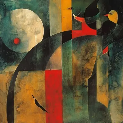 Sometimes Monday's morning feels like an abstraction, too - AI artwork, 3 Mar 2024