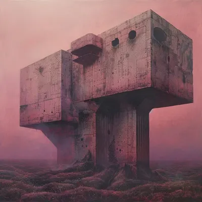 dream brutalism - AI artwork, 25 Apr 2024