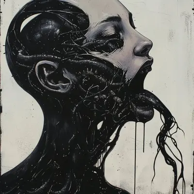 something is wrong - AI artwork, 24 Apr 2024
