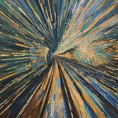 a short story about speed - AI artwork, 20 Apr 2024