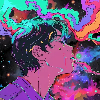 galaxy walkers - AI artwork, 22 Apr 2024