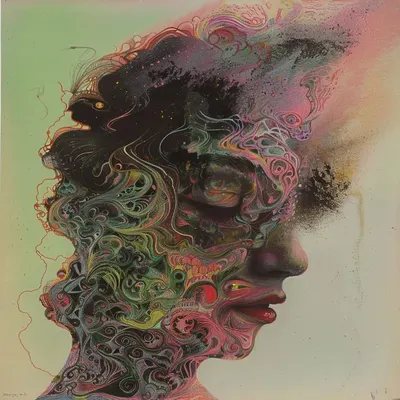 I know nothing, I am just looking at pretty colors - AI artwork, 14 Apr 2024