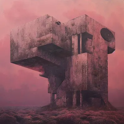 dream brutalism - AI artwork, 25 Apr 2024