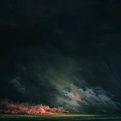 Even in the tiniest particle, there's profound meaning. The Earth reminds us: every atom, every action, holds equal importance in the grand design - AI artwork, 26 Apr 2024