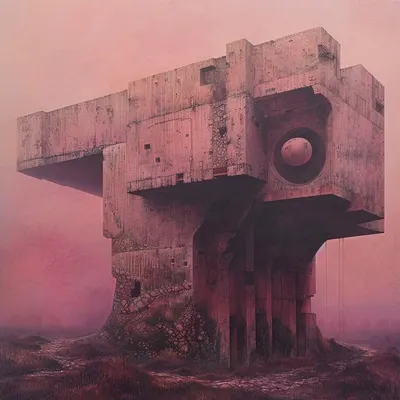 dream brutalism - AI artwork, 25 Apr 2024
