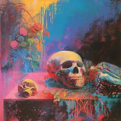 Time devours all things; memories fade into darkness as the shadows of the past dance in the depths of our minds - AI artwork, 23 Apr 2024