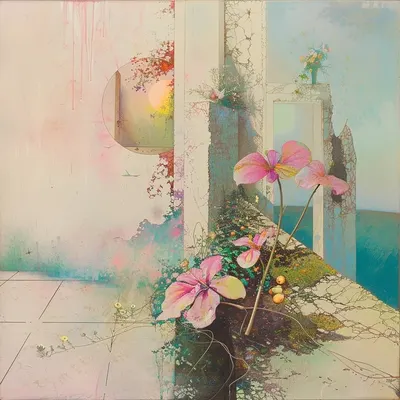 I know nothing, I am just looking at pretty colors - AI artwork, 14 Apr 2024
