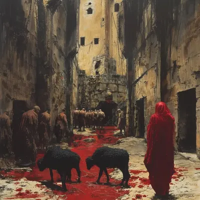 Slaughter of the Innocents - AI artwork, 18 May 2024