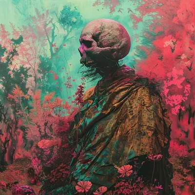 Until you become yourself - AI artwork, 9 May 2024