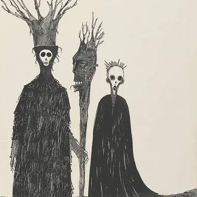 dark forces never sleep - AI artwork, 11 May 2024