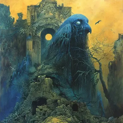 Ancient Azure - AI artwork, 15 May 2024