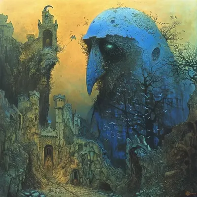 Ancient Azure - AI artwork, 15 May 2024