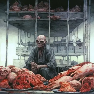 THEY LIVE INSIDE OUR GUTS - AI artwork, 21 May 2024