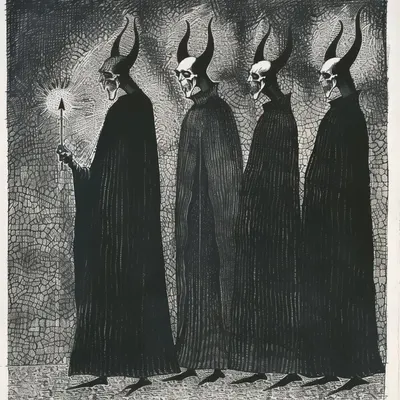 dark forces never sleep - AI artwork, 11 May 2024