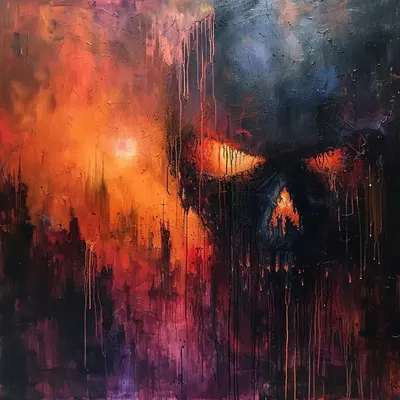 DISINTEGRATION ANXIETY - AI artwork, 17 May 2024