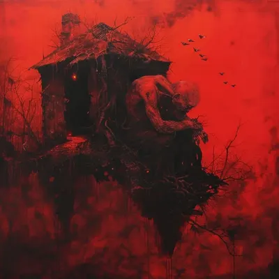 Dzisiaj po polsku. Oto Baba Jaga - AI artwork, 7 May 2024