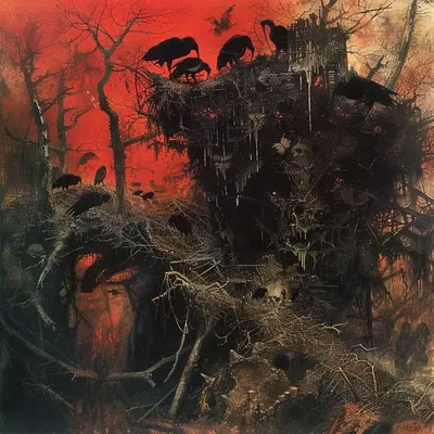 Dzisiaj po polsku. Oto Baba Jaga - AI artwork, 7 May 2024