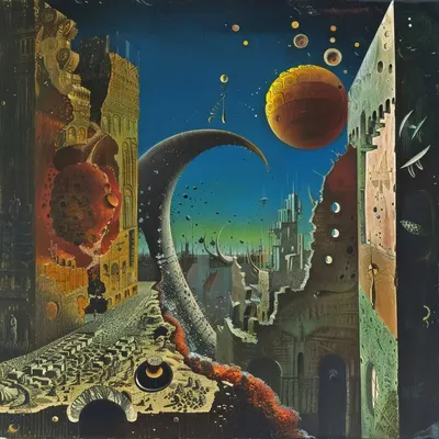 holograph + fractal = universe - AI artwork, 8 May 2024