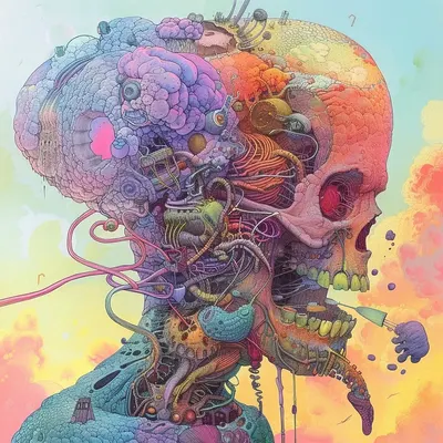 Amidst the cacophony of countless voices, I find myself drowning in the overwhelming noise. Every whisper, every shout merges into a tumultuous sea, pulling me under, leaving me yearning for a breath of silence - AI artwork, 28 May 2024