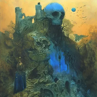 Ancient Azure - AI artwork, 15 May 2024