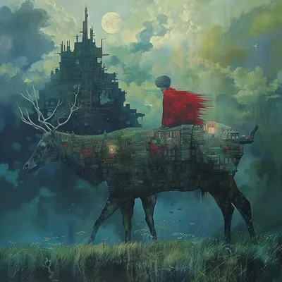 Yūrei Nocturnum - AI artwork, 22 May 2024
