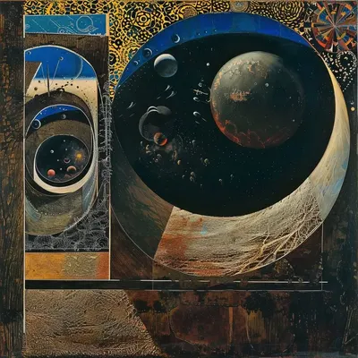 holograph + fractal = universe - AI artwork, 8 May 2024