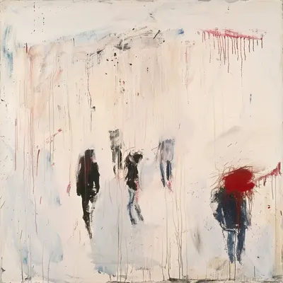 These pieces symbolize the fear that has accompanied my life for a long time. They represent not only death, but also the disappearance of people we love and know. Those who were once close now seem light years away. There is constant change and constant movement. We can never go back - AI artwork, 16 May 2024