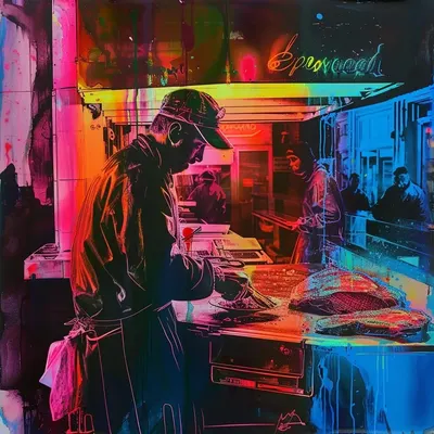 Chromatic Echoes - AI artwork, 8 Jun 2024
