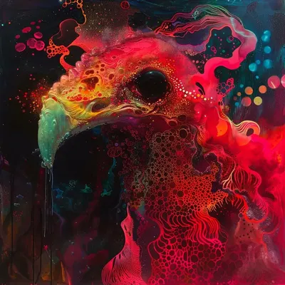 "The Fear Is Excruciating, but Therein Lies the Answer" - AI artwork, 11 Jun 2024