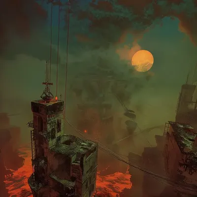 Not much will be left after us - AI artwork, 13 Jun 2024