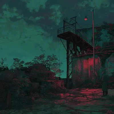 waiting for the end - AI artwork, 10 Jun 2024