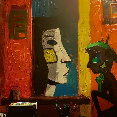 Neglect and indifference have muted the once-celebrated masterpieces, leaving the spirit of art to languish in quiet decay, yearning for the breath of inspiration to revive its fading pulse - AI artwork, 29 Jun 2024