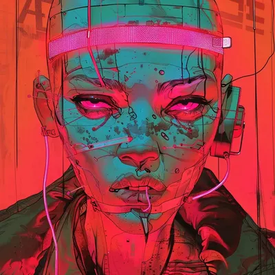 Chromatic Echoes - AI artwork, 8 Jun 2024