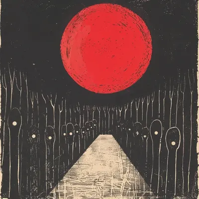 It was always there. They were always watching - AI artwork, 28 Jun 2024