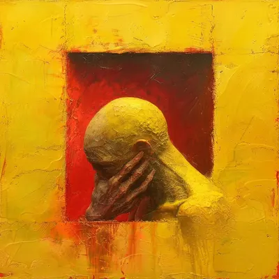 Depression is a silent storm, a heavy square over the soul It's the prison where colorless twilight falters hope and shadows stretch endlessly. It whispers of forgotten dreams and burdens the heart with invisible weight, pulling one into an abyss where light seems a distant memory But I managed to escape - AI artwork, 4 Jun 2024