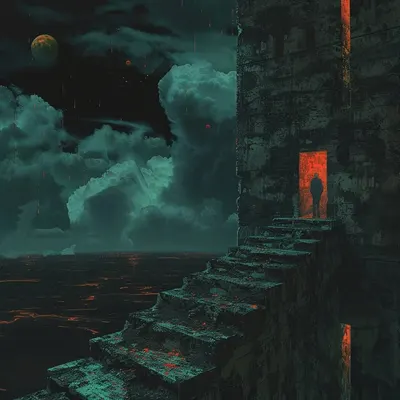 waiting for the end - AI artwork, 10 Jun 2024