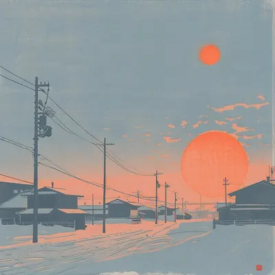 Time is passing by. We will never stop it. Everything is ruthlessly marching forward. We put a lot of thoughts and effort into all of this. Was it worth it? What will be left after us? A new sun is rising, and it doesn't care about all of this - AI artwork, 4 Jul 2024