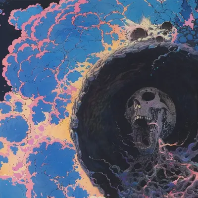 If you think about it then the world is shrouded in an oppressive darkness everywhere, where only fragile sparks of faint light pierce the gloom. Stars are billions years away. What we see, is already gone - AI artwork, 25 Jul 2024
