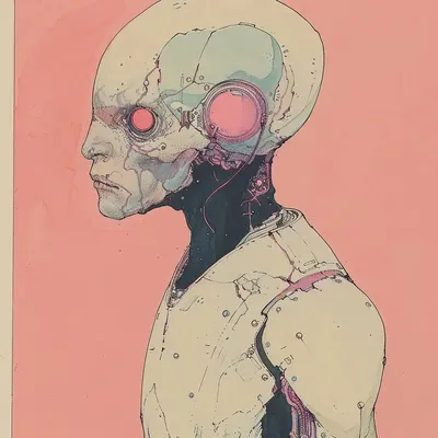 evolved - AI artwork, 7 Jul 2024