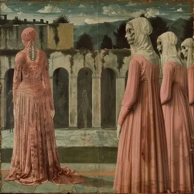 silent sorrow, transience, only bad pictures lately, no sense, no point, then why? - AI artwork, 27 Jul 2024